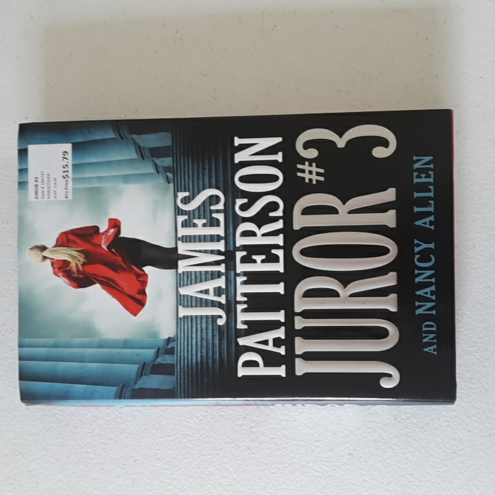 📚3/$5📚James Patterson Juror #3 hardback